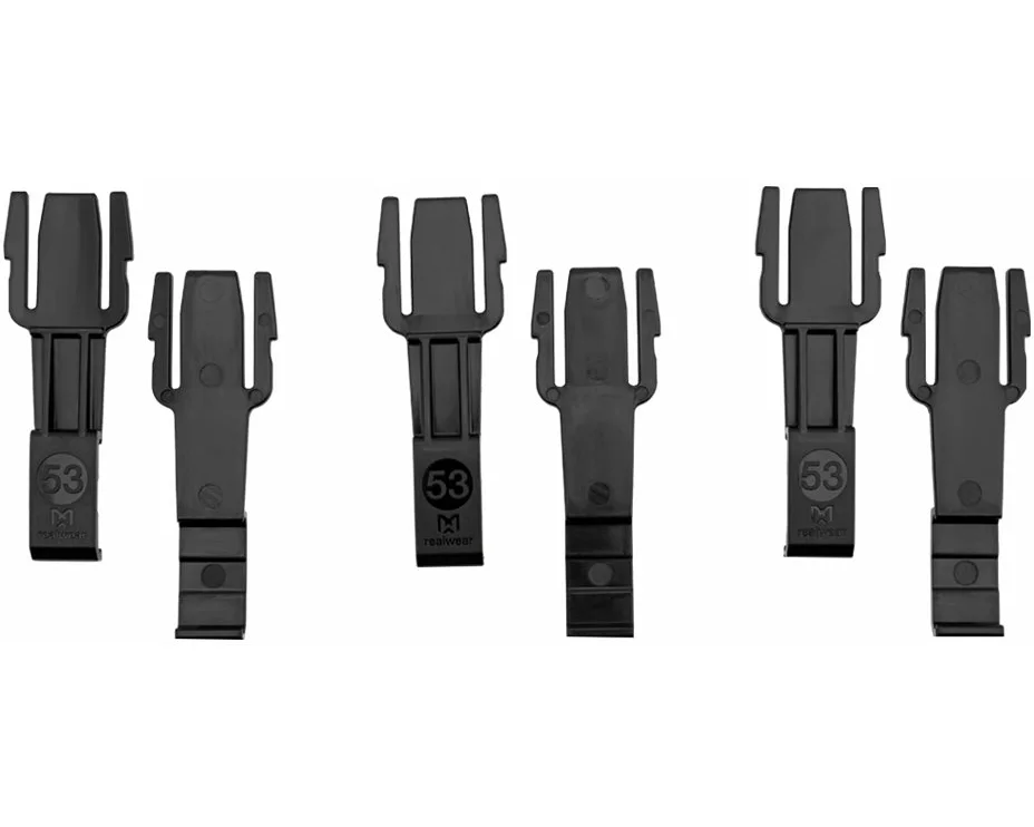 REALWEAR 3M TA500 Helm Clips 3 Paare