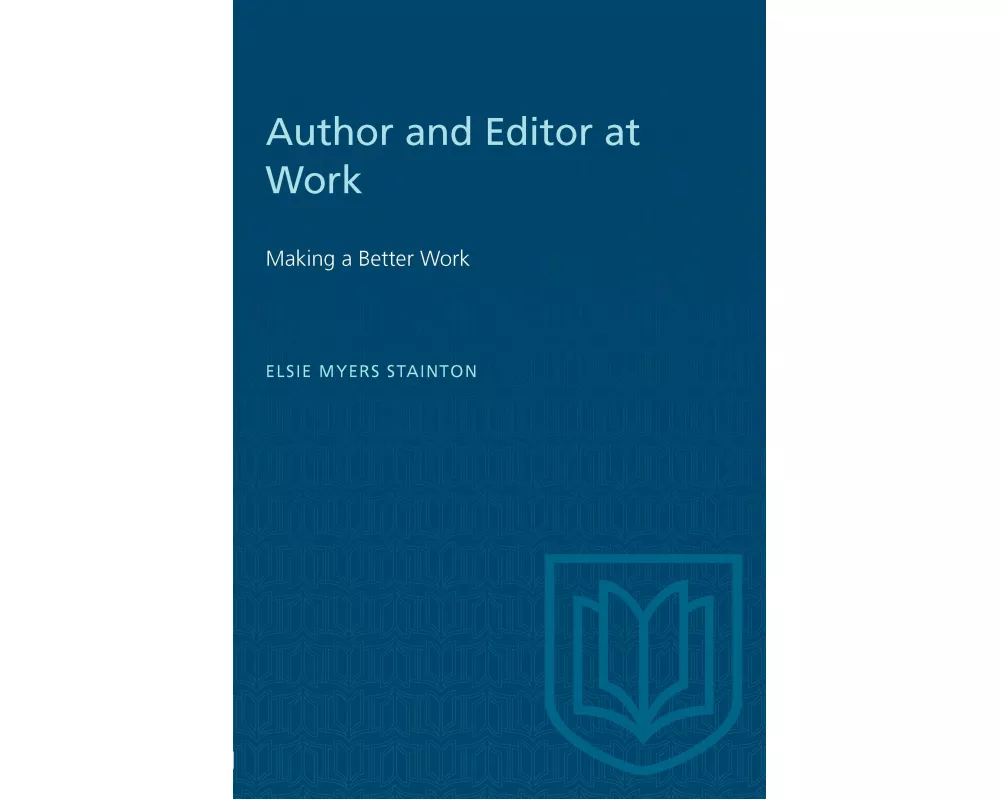 Author and Editor at Work