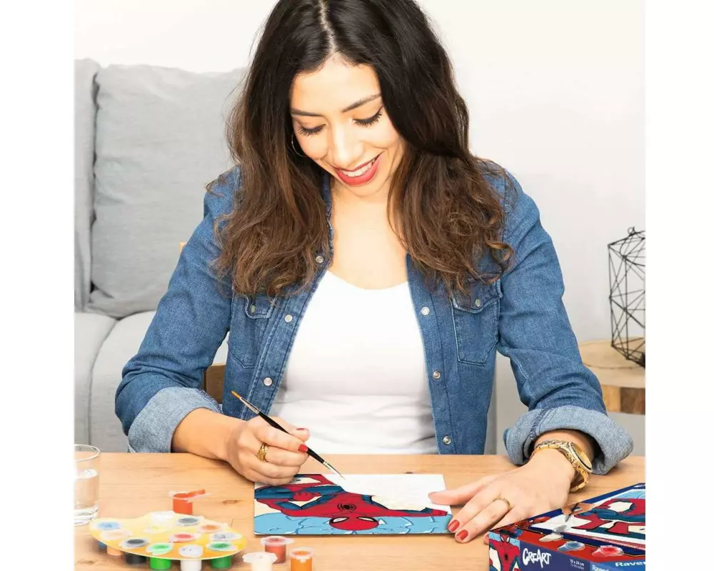 Ravensburger Malen nach Zahlen CreArt,Spider-Man – Held der Nachbarschaft
