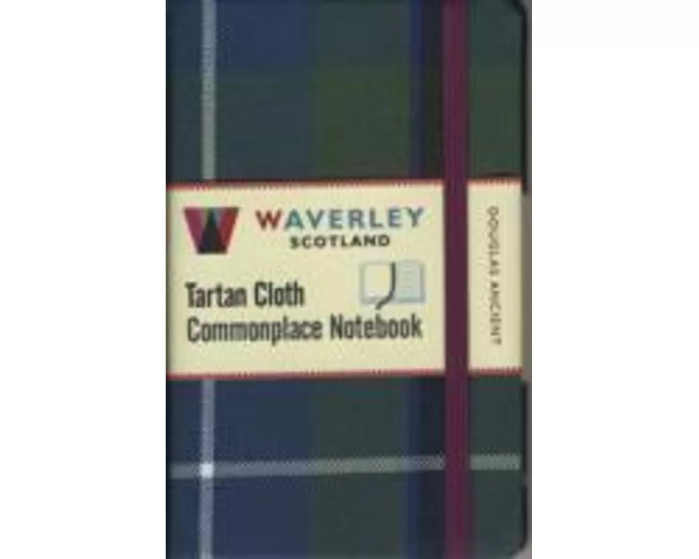 Waverley (M): Douglas Ancient Tartan Cloth Commonplace Notebook