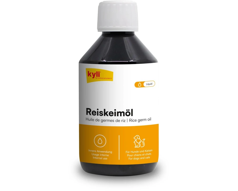 kyli Hunde-Nahrungsergänzung Reiskeimöl, 250 ml