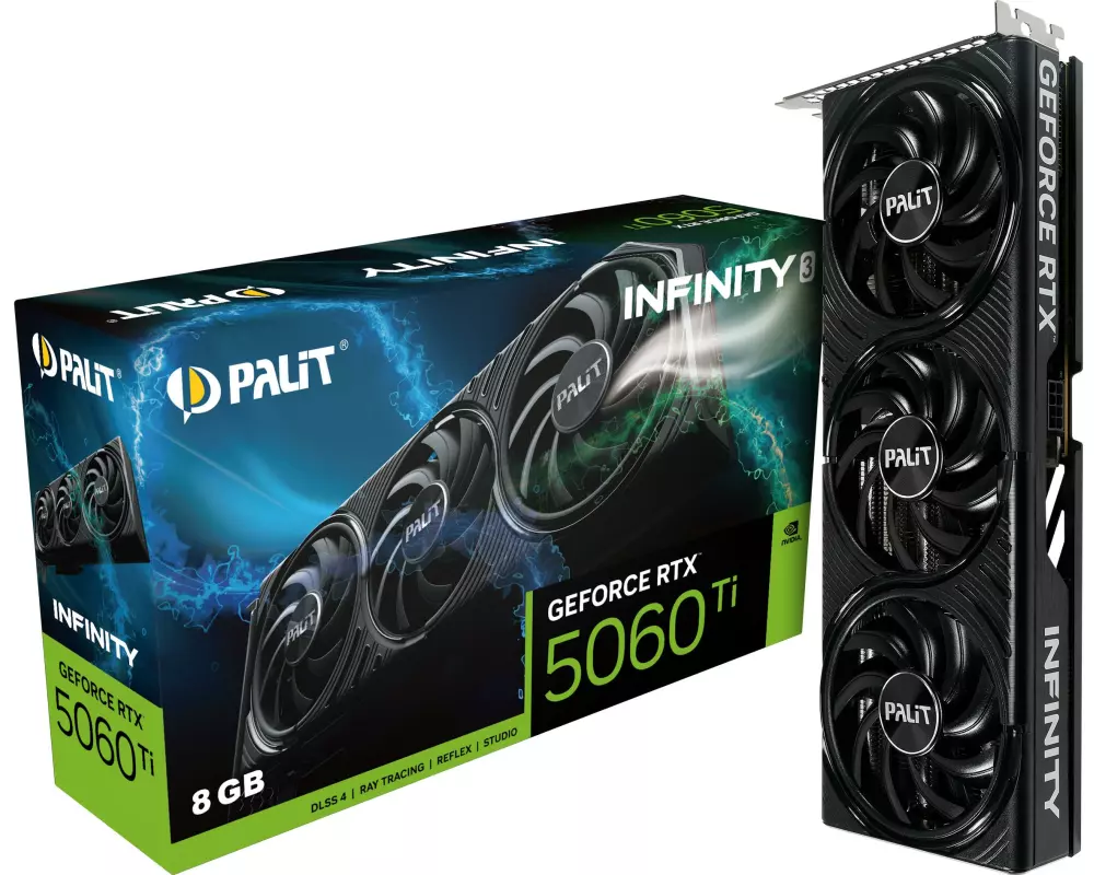 Palit Grafikkarte GeForce RTX 5060 Ti Infinity 3 8 GB