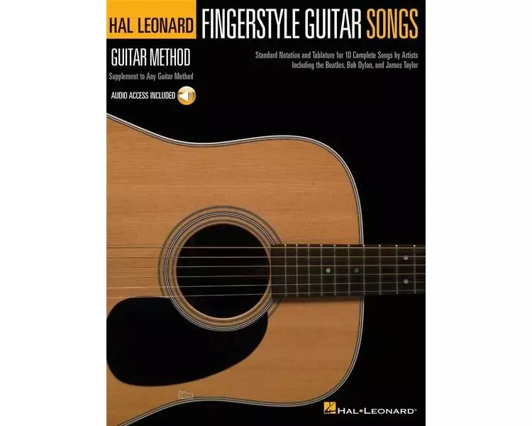 Fingerstyle Guitar Songs - Hal Leonard Guitar Method Supplement (Book/Online Audio)