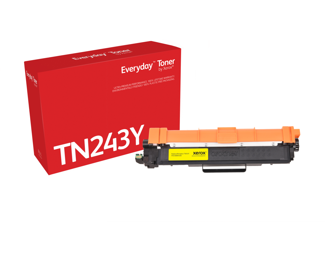 Everyday™ Gelb Toner von Xerox, kompatibel mit Brother TN-243Y, Standardkapazität