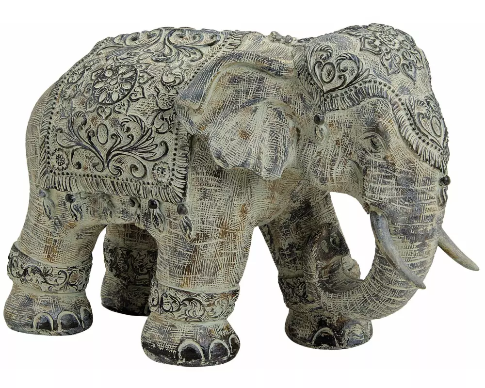 G. Wurm Dekofigur Elefant, aus Polyresin, 38 cm