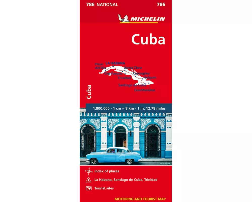 Cuba - Michelin National Map 786