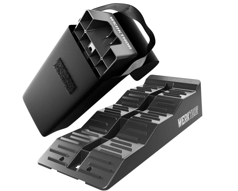 Werkthor Flache Auffahrkeile 2er Set, Grau