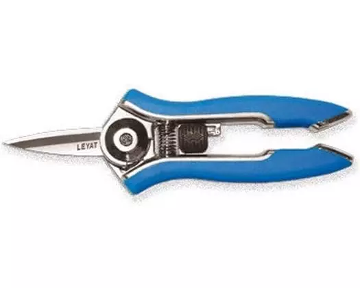 Samen Mauser Gartenschere Happy Line LEYAT mit gerader Klinge, blau