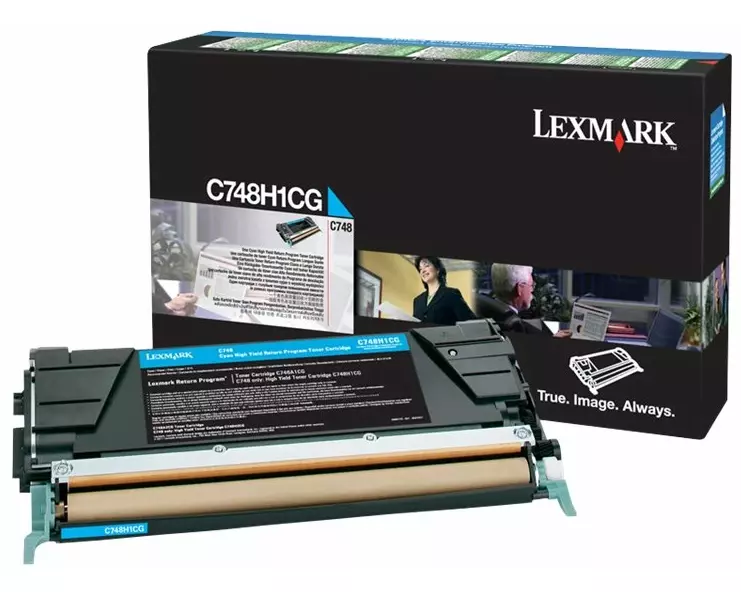 LEXMARK C748 Toner cyan high Capacity 10.000 pages With returnprogram