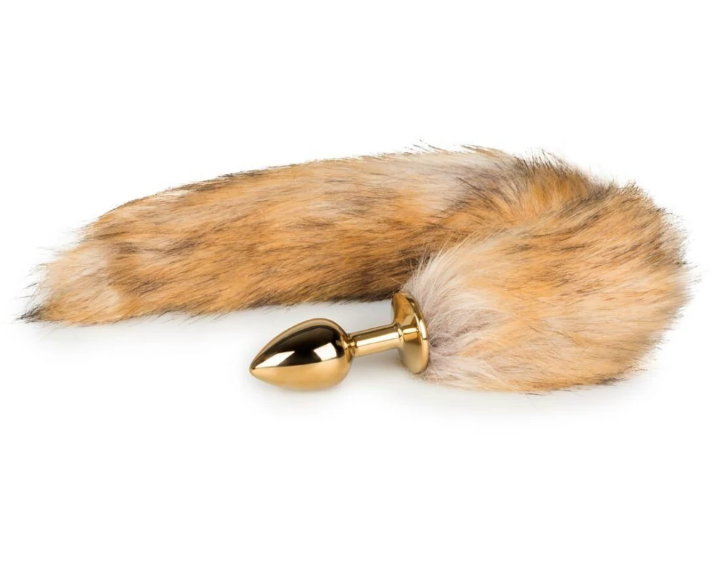 Easytoys Fetish Collection Fuchsschwanz Plug Gold