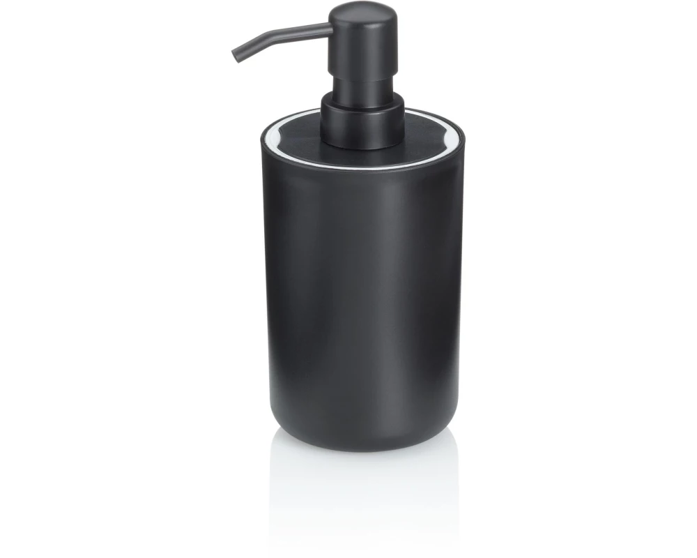 Kela Seifenspender Milos 300 ml, Schwarz