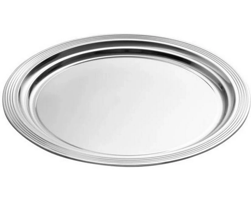 APS Servierplatte Classic 35 x 1.5 cm, Silber