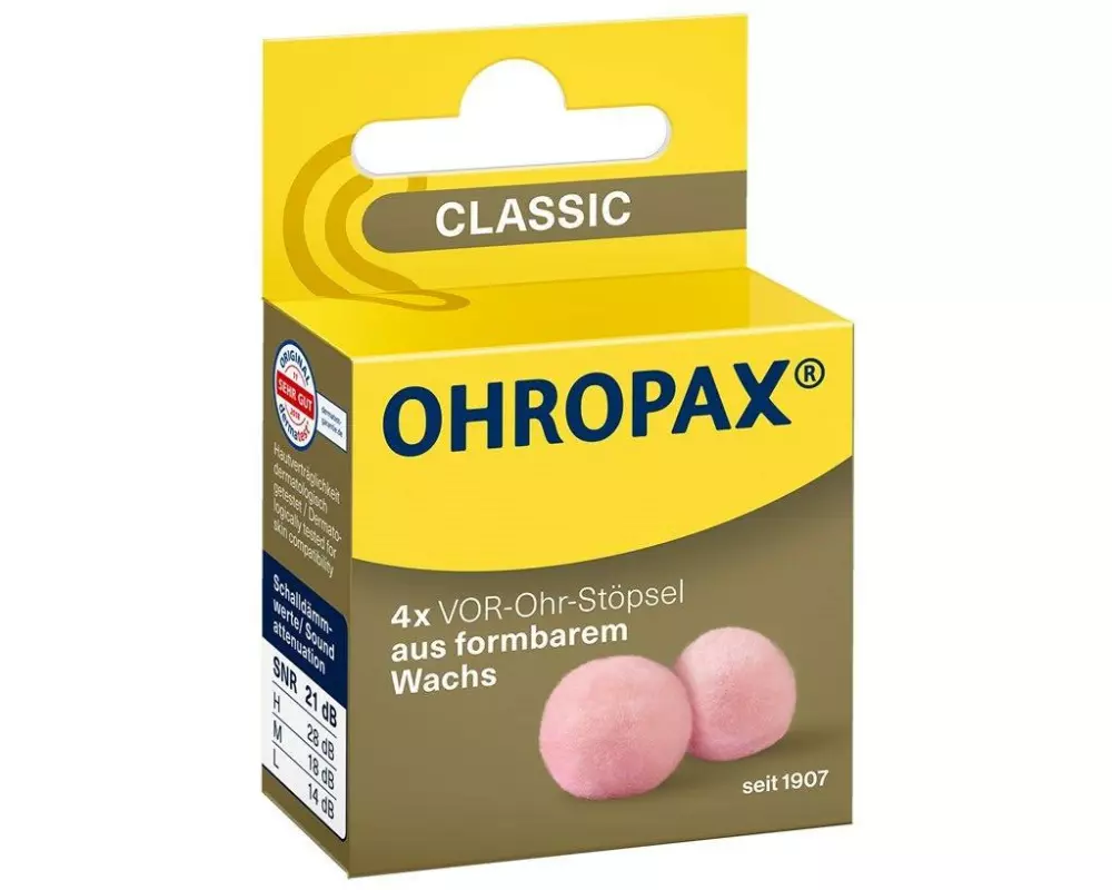 Ohropax Ohrstöpsel Classic 4 Stück
