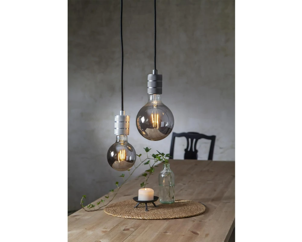 Star Trading Lampe Plain Smoke G95 1.8 W (13 W) E27 Warmweiss (WW)