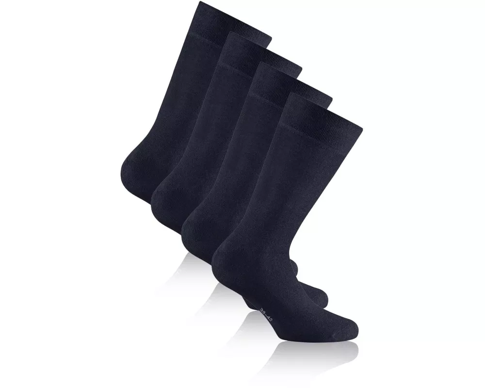 Rohner Socks Bambussocken Dunkelblau 2er-Pack
