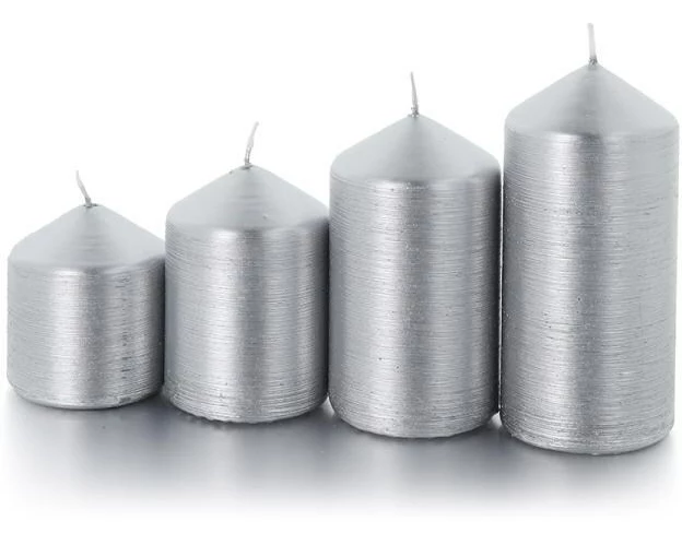 balthasar Adventstufenset Lygis Silber, 4 Stück