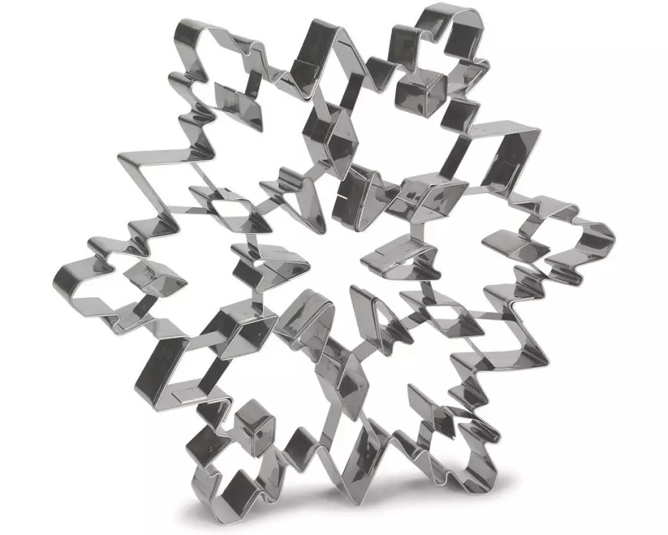 Patisse Patisse Guetzli-Ausstecher Schneeflocke XXL Edelstahl Silber