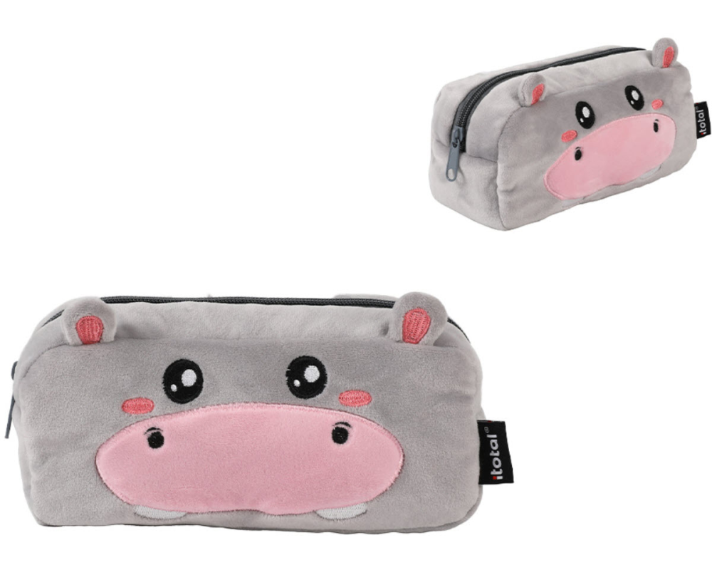 I-TOTAL Plüschetui XL2864 Hippo