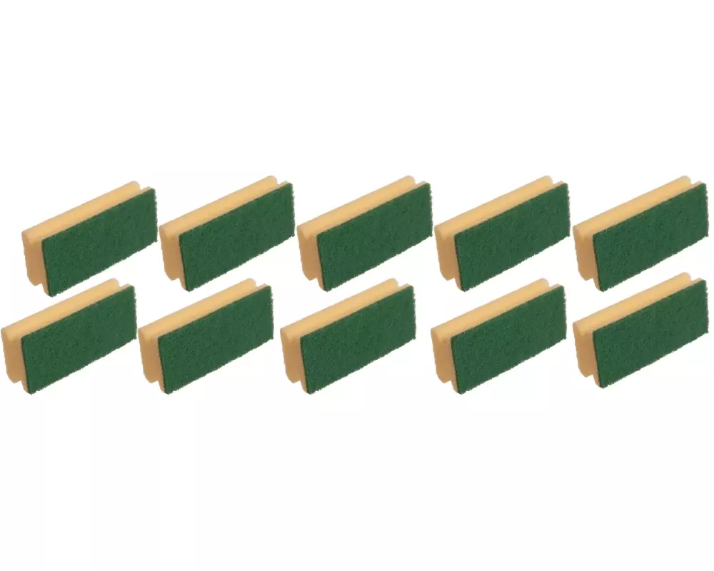 Edi Baur Schwamm Basic 10 Stück, Gelb/Grün