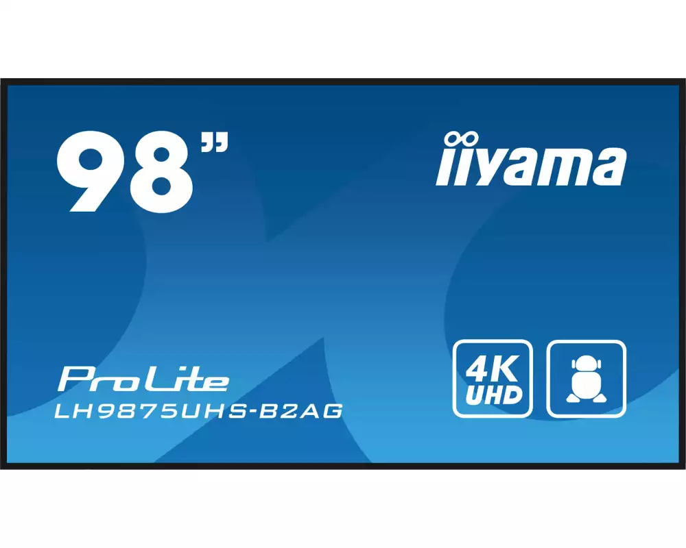 iiyama Public Display ProLite LH9875UHS-B2AG 97.5 "