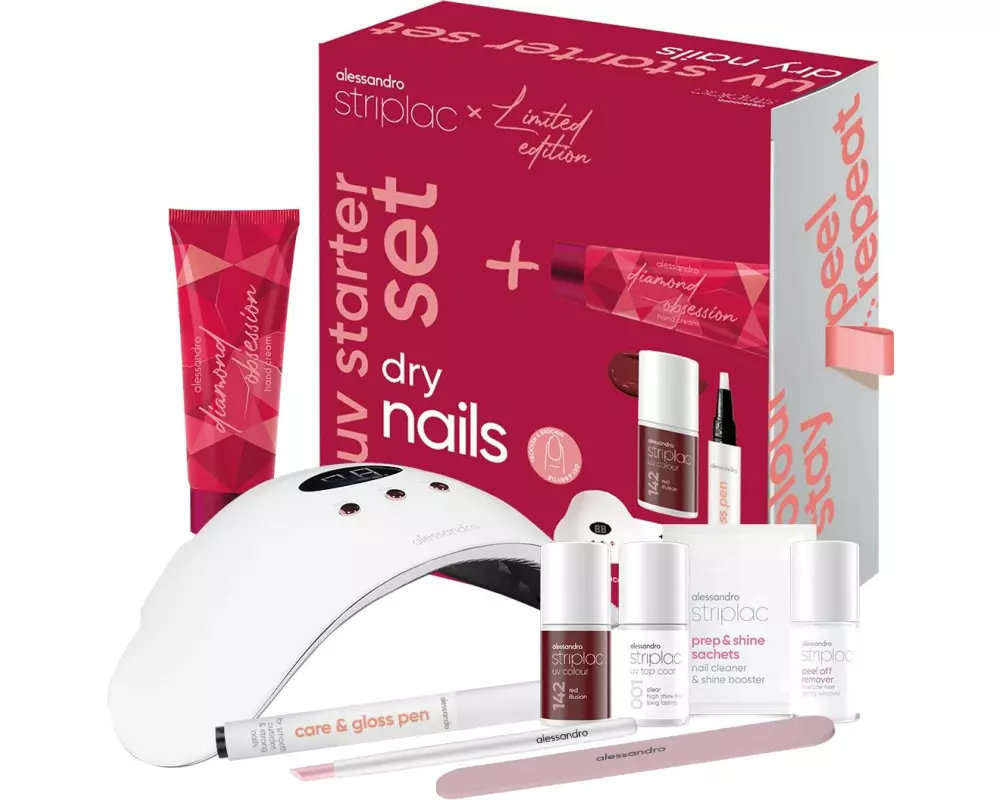 alessandro Striplac UV Starter-Set trockene Nägel Winter Edition 6.5 ml