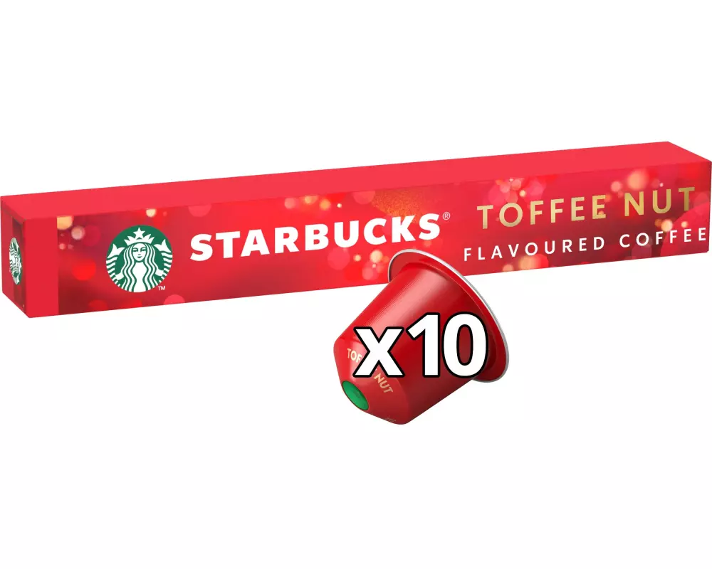 Starbucks Kaffeekapseln Toffee Nut Flavoured Coffee 10 Stück
