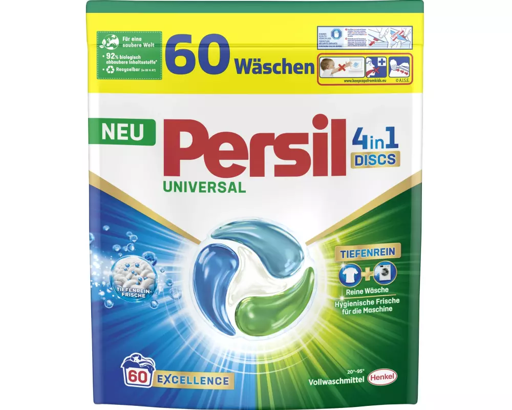 Persil Waschmittel Kapseln Universal Discs 60 WG, 1.5 kg