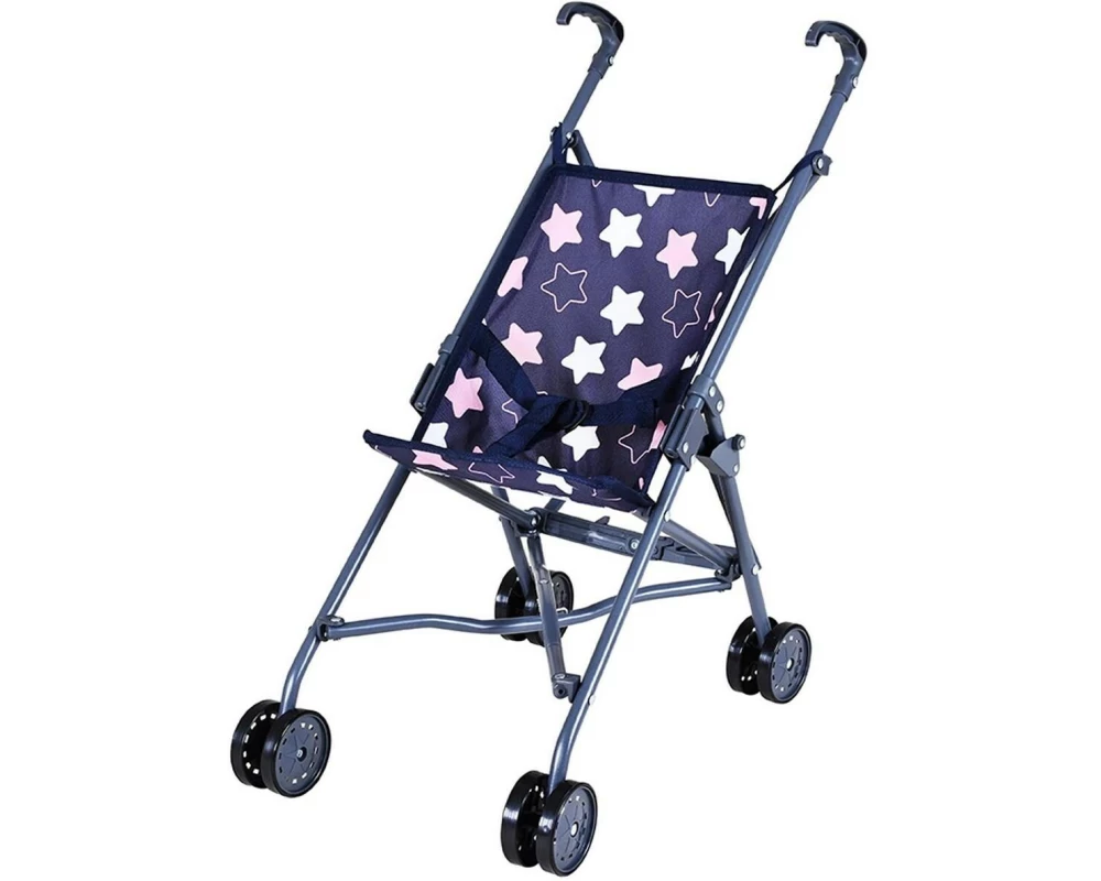 Knorrtoys Puppenbuggy Sim Star Blue Pink