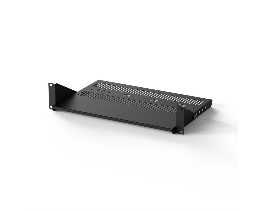 SCHROFF 19"-Geräteträger, Stellfläche 430 x 250mm, RAL7021