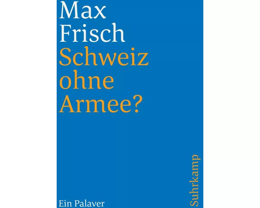 Schweiz ohne Armee?