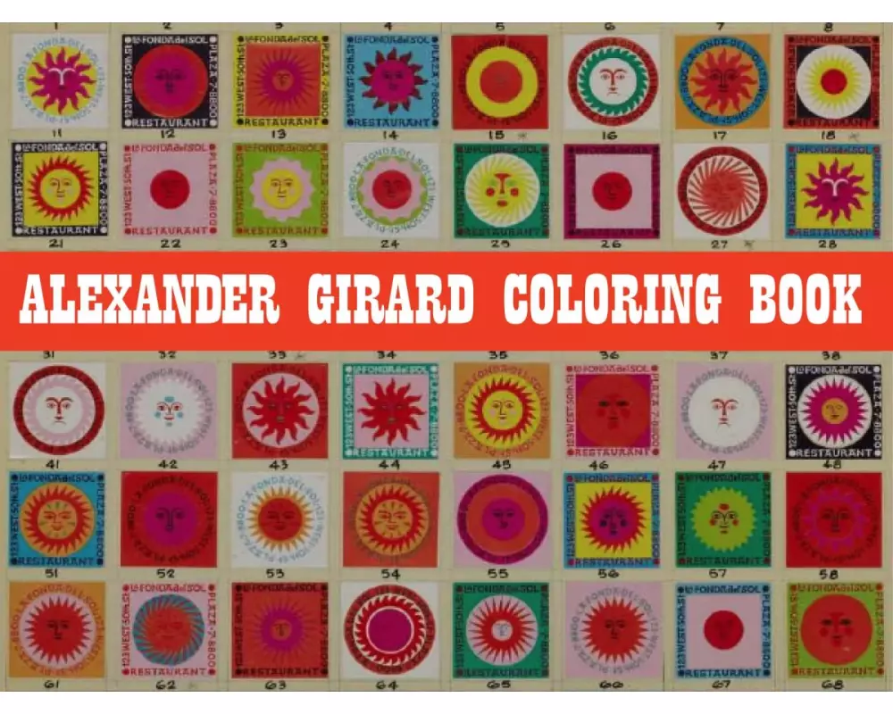 Alexander Girard Coloring Book