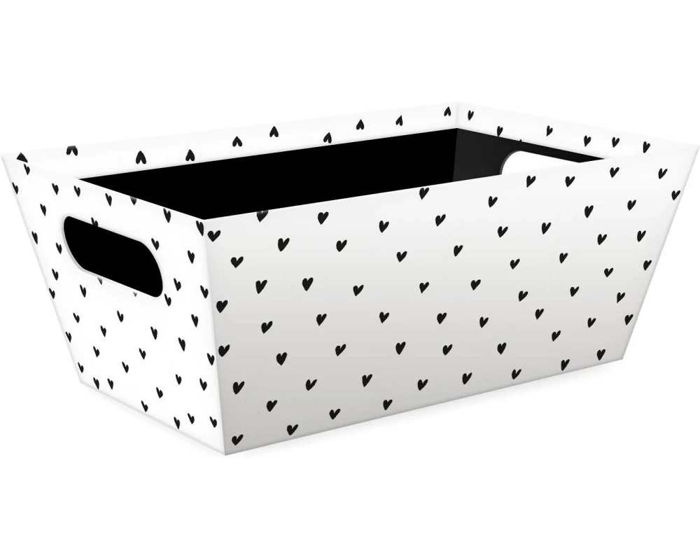 Braun + Company Geschenkbox Herzilein 25 x 16 x 7.5 cm