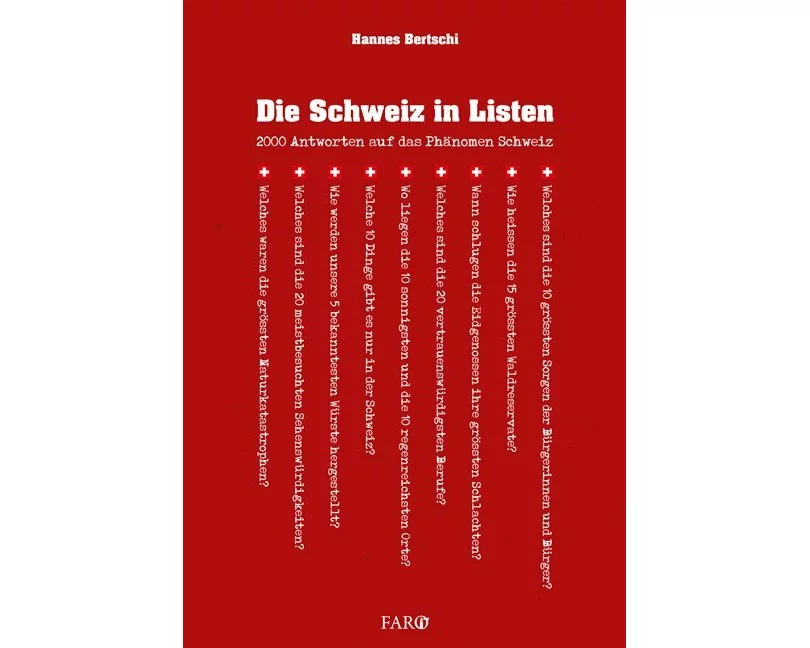 Die Schweiz in Listen