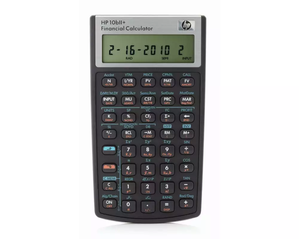 HP Finanzrechner 10 BII+