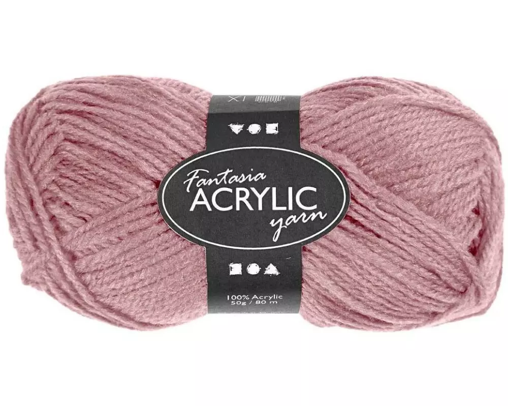 Creativ Company Wolle Acryl 50 g Rosa