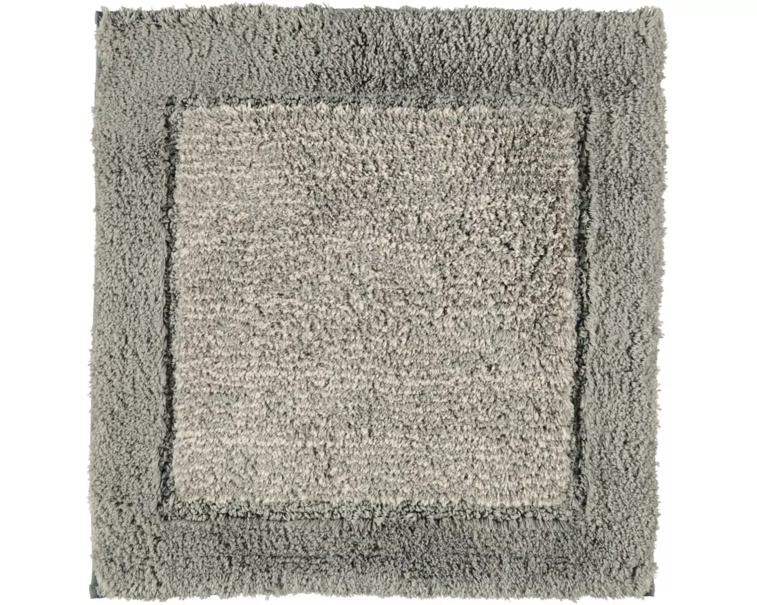 Cawö Badteppich Two-Tone 60 x 60 cm, Graphit
