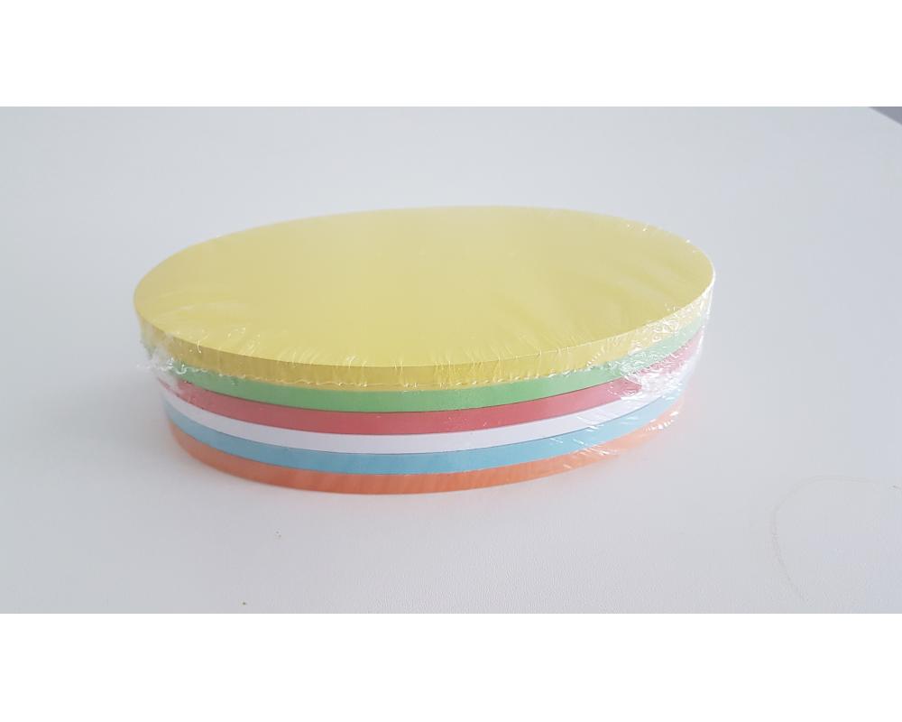 BEREC Karten 6-farbig ass. 520.SK300 Oval 185x105mm 300 Stk.