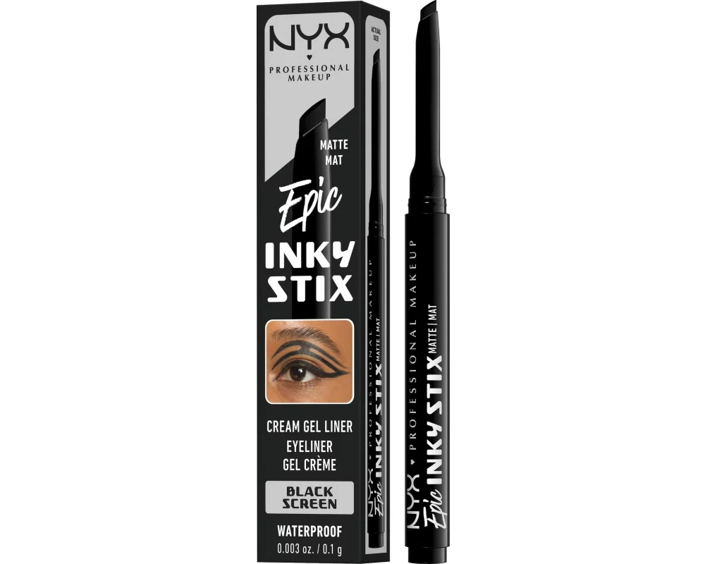NYX Professional Makeup Eyeliner Epic Inky Stix 01 Black Screen