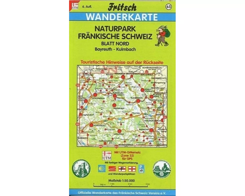 Naturpark Fränkische Schweiz - Blatt Nord