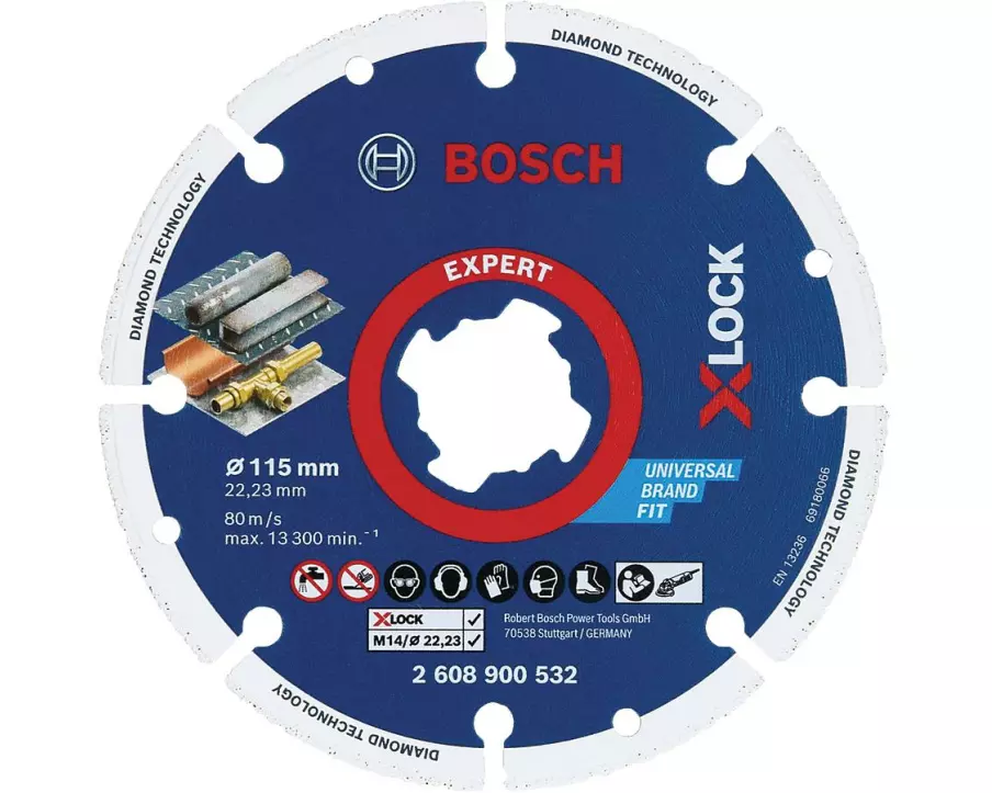 Bosch Professional Diamant-Metallscheibe X-LOCK 115 mm