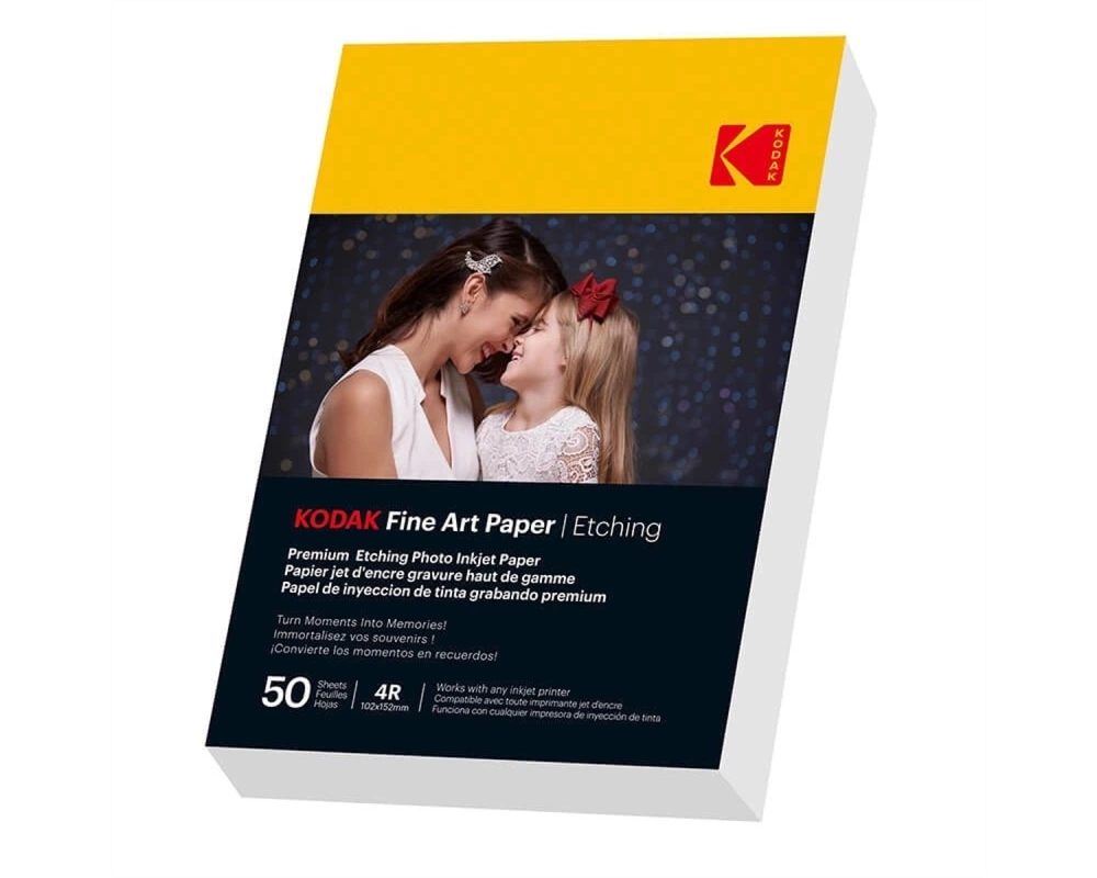 Kodak Fine Art Papier, 50 Blatt, A6, (10cmx15cm), 210g/qm