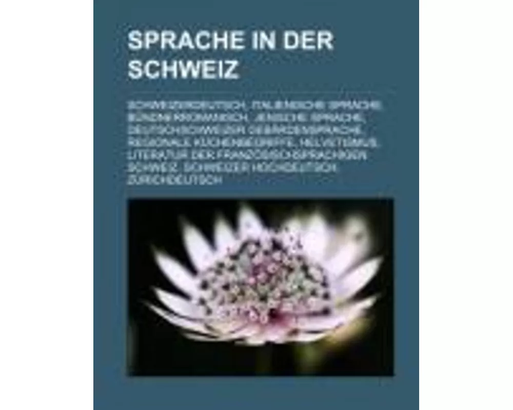Sprache in der Schweiz