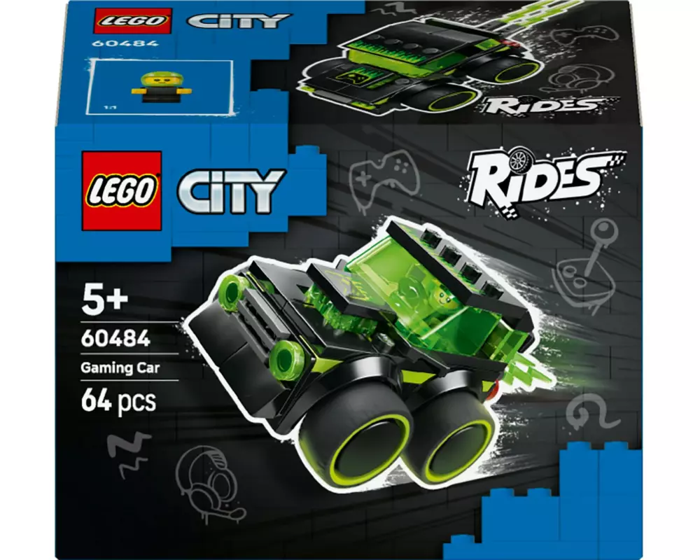 LEGO City Coole Flitzer – Gaming-Rennauto 60484
