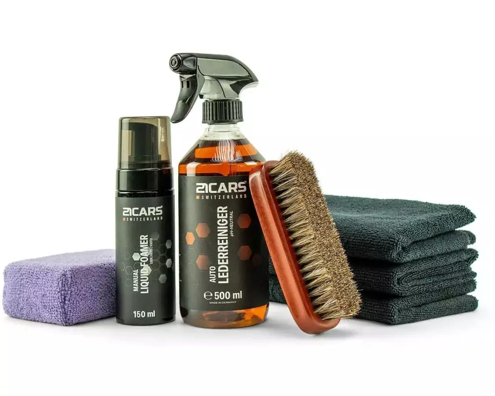 21CARS Alcantara Reinigungsset, 7-Teilig, 500 ml