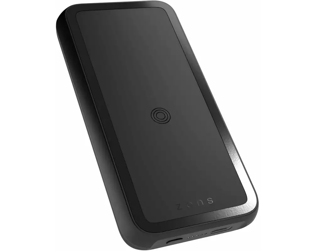 Zens Powerbank Magnetic Wireless 10000 mAh Black