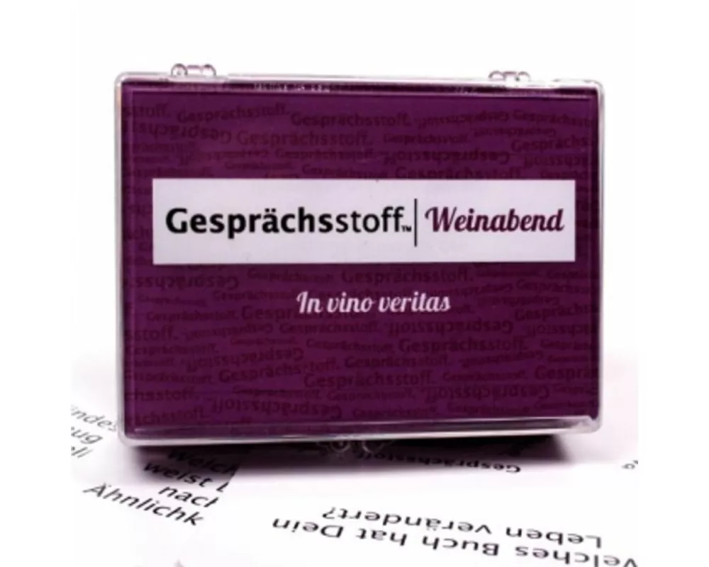 Gesprächsstoff Weinabend