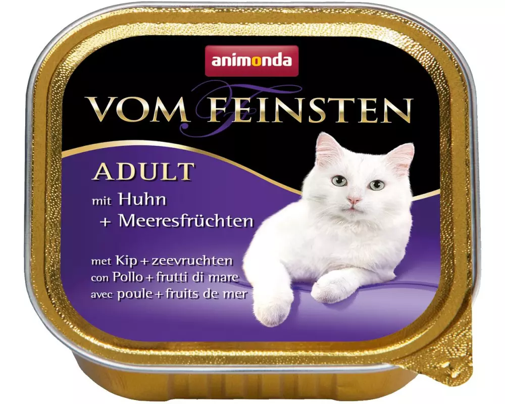 animonda Nassfutter Vom Feinsten Adult Huhn & Meeresfrüchte, 100 g