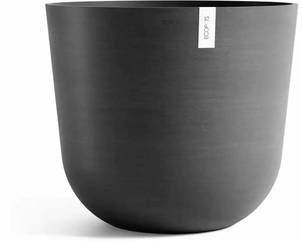 Ecopots Blumentopf Oslo Ø 65 cm Dunkelgrau