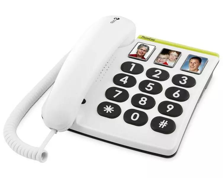 Doro Tischtelefon PhoneEasy 331ph Weiss
