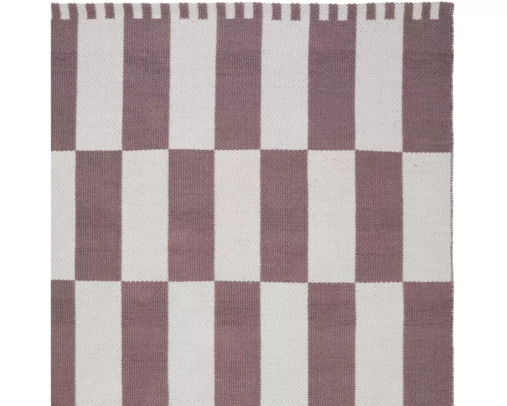 Urbanara Teppich Iniola 170 x 200 cm, Weiss/Taupe